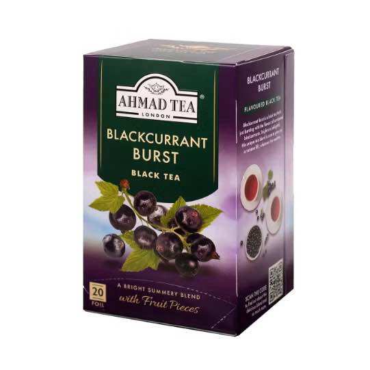 Trà "nho đen anh quốc" 40g/20 gói - ahmad blackcurtant burst tea 40g/20bags