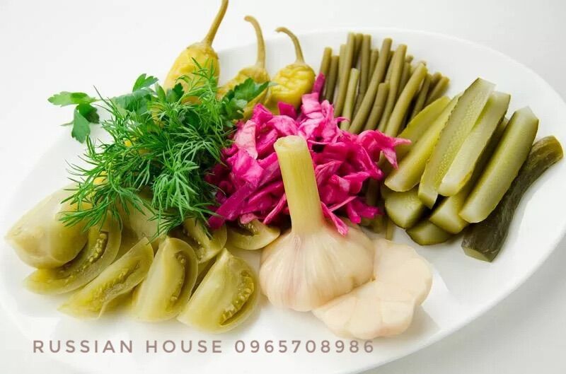Củ tỏi muối Lukashin của Nga/340g ( hàng bay)