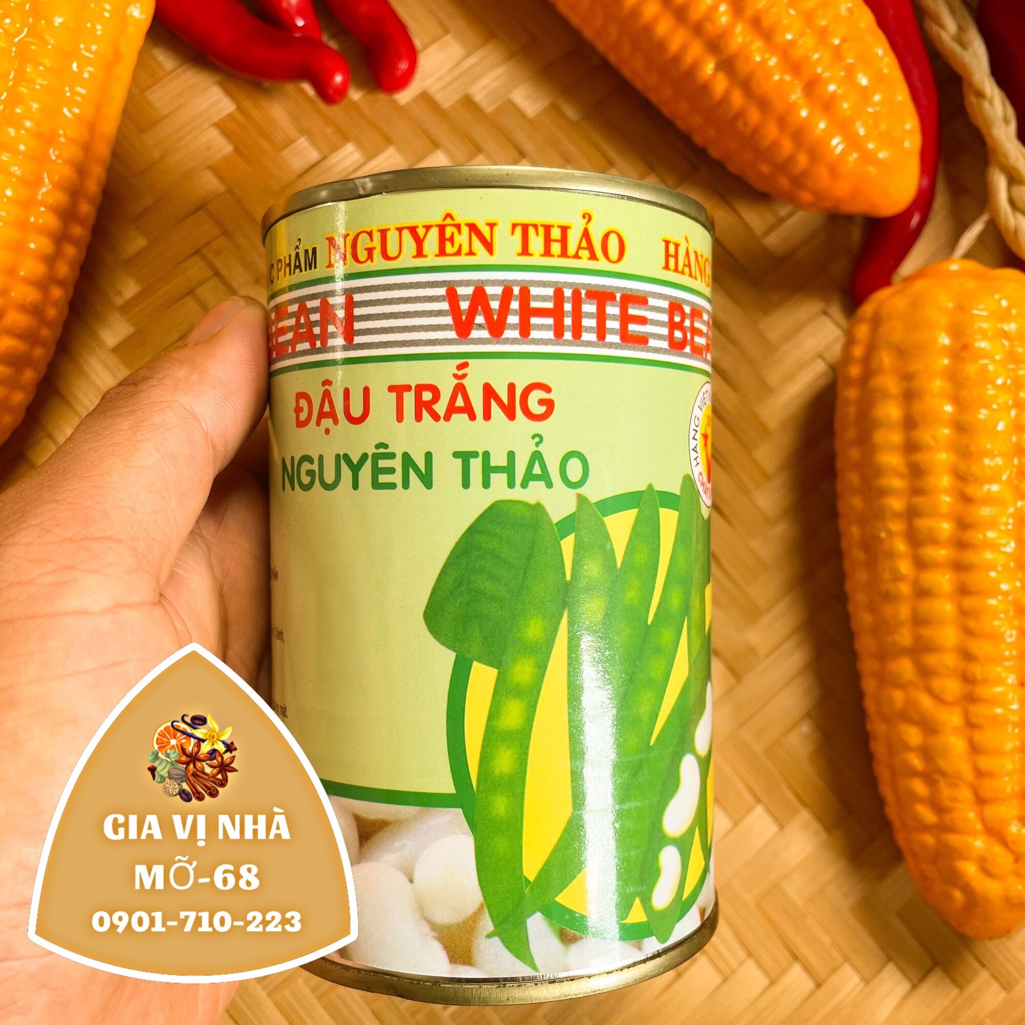 Đậu trắng đóng lon