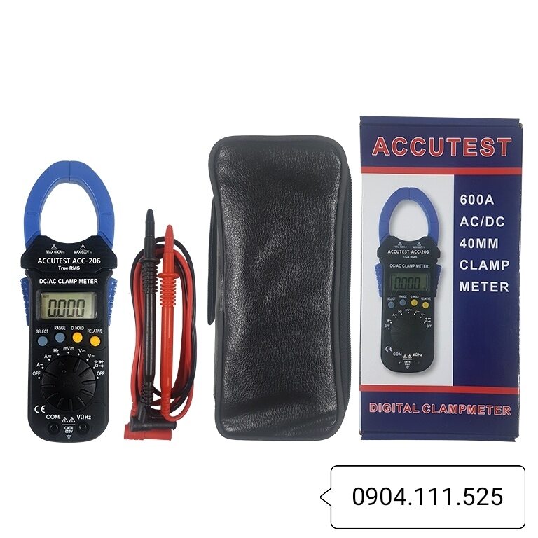 [HCM]Ampe kìm đo dòng AC/DC ACCUTEST ACC-206 (600A)