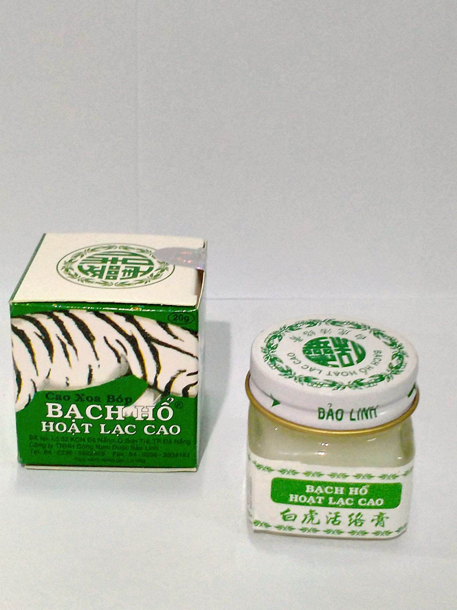 Cao xoa bóp BẠCH HỔ LỌ 20 G