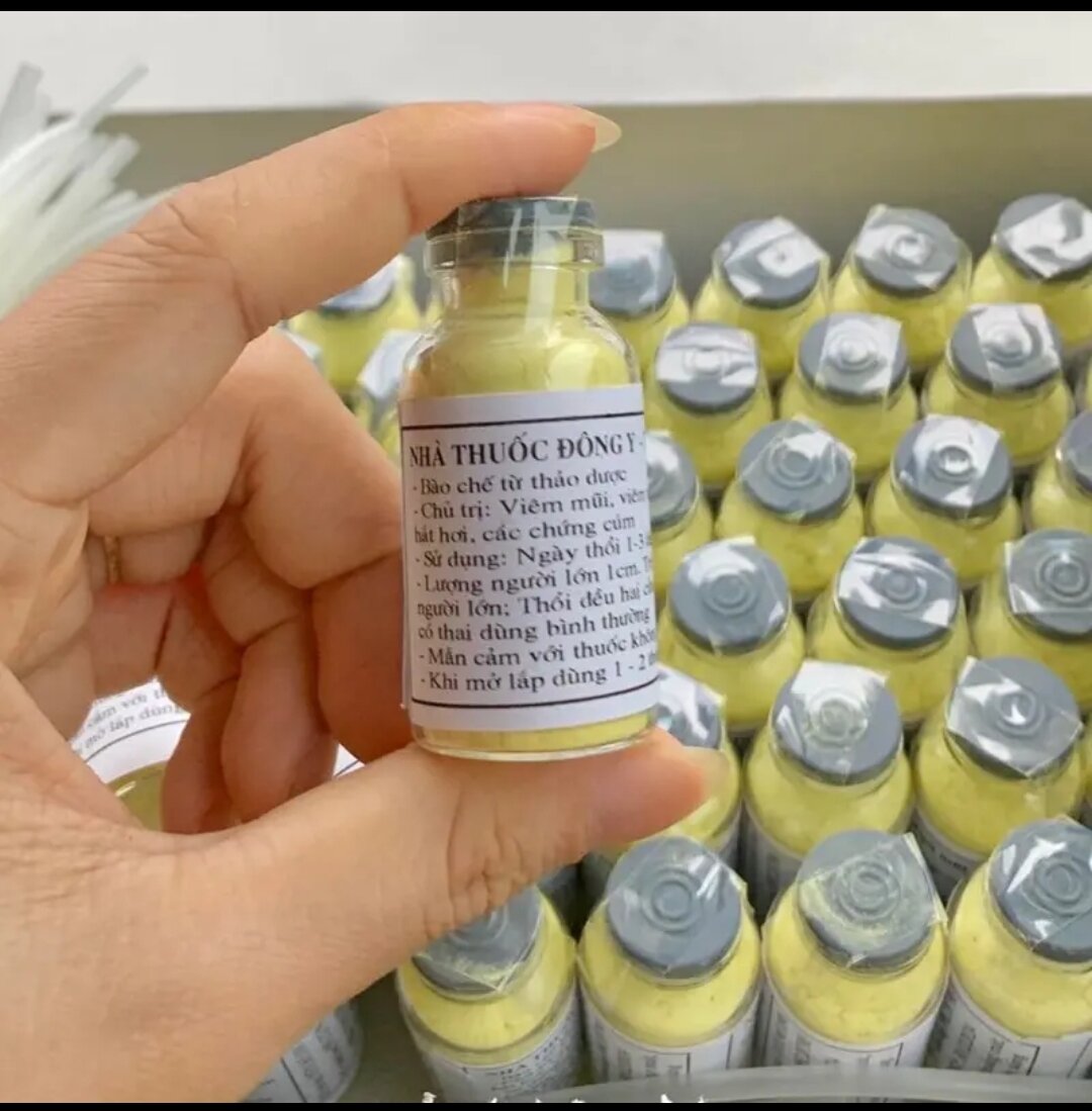 sirum xoang, thổi xoang BT viêm xoang, viêm mũi, hắt hơi, xổ mũi, bột thổi xoang