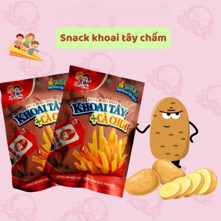 COMBO 10/20/30 GÓI SNACK KHOAI TÂY CÀ CHUA
