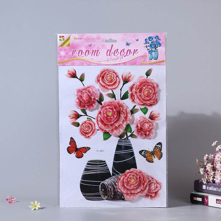 🌸 Tranh Hoa Nổi 3D Dán Tường, Trang Trí Tủ Lạnh
