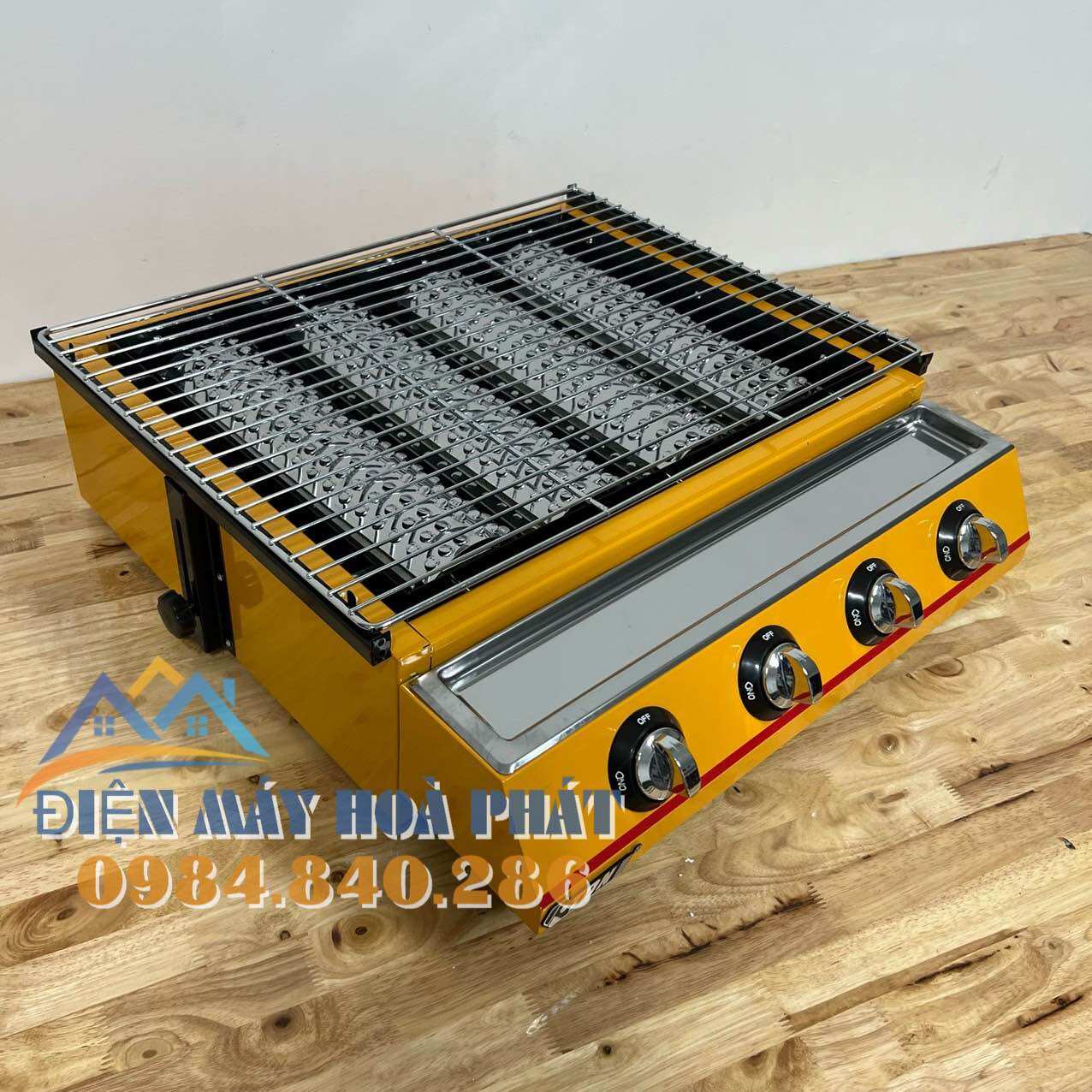 Bếp nướng bbq bằng gas 4 đầu đốt eton et-k255