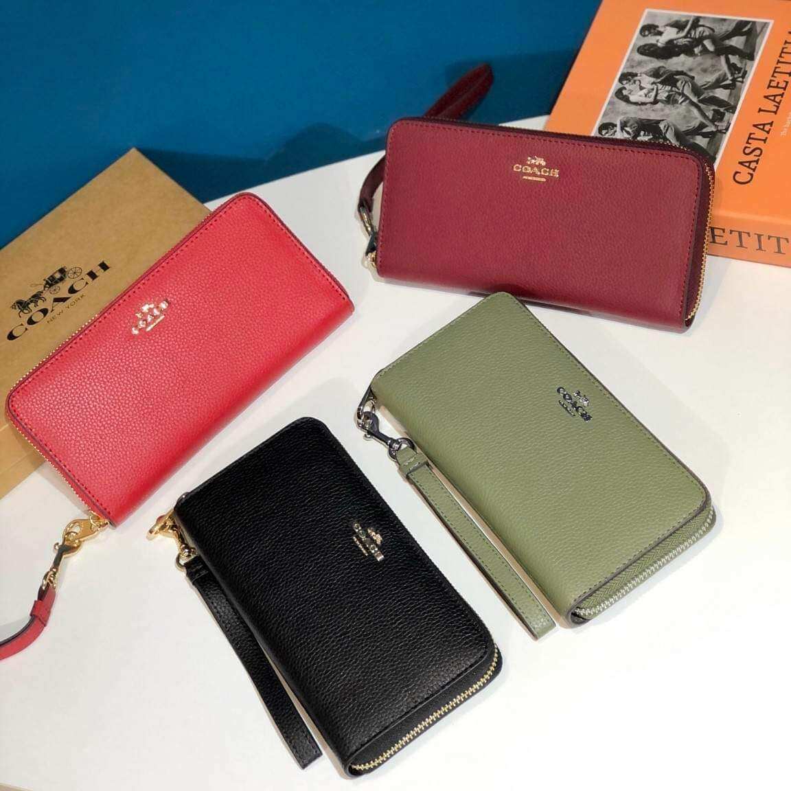 🔆 VÍ COACH DÀI da mịn cực sang