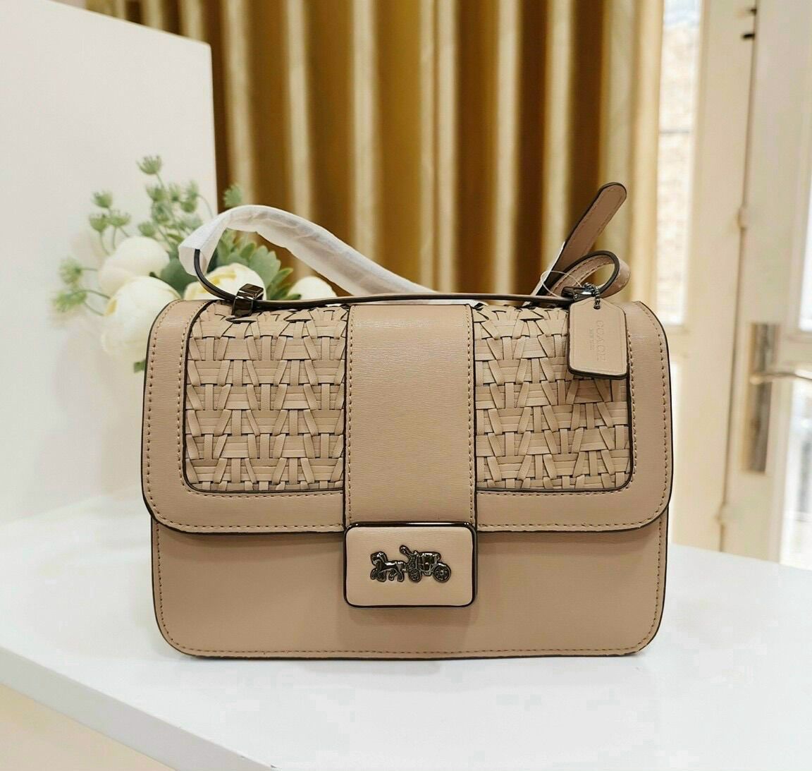 [HCM]Túi Coach dáng hộp thiết kế mới