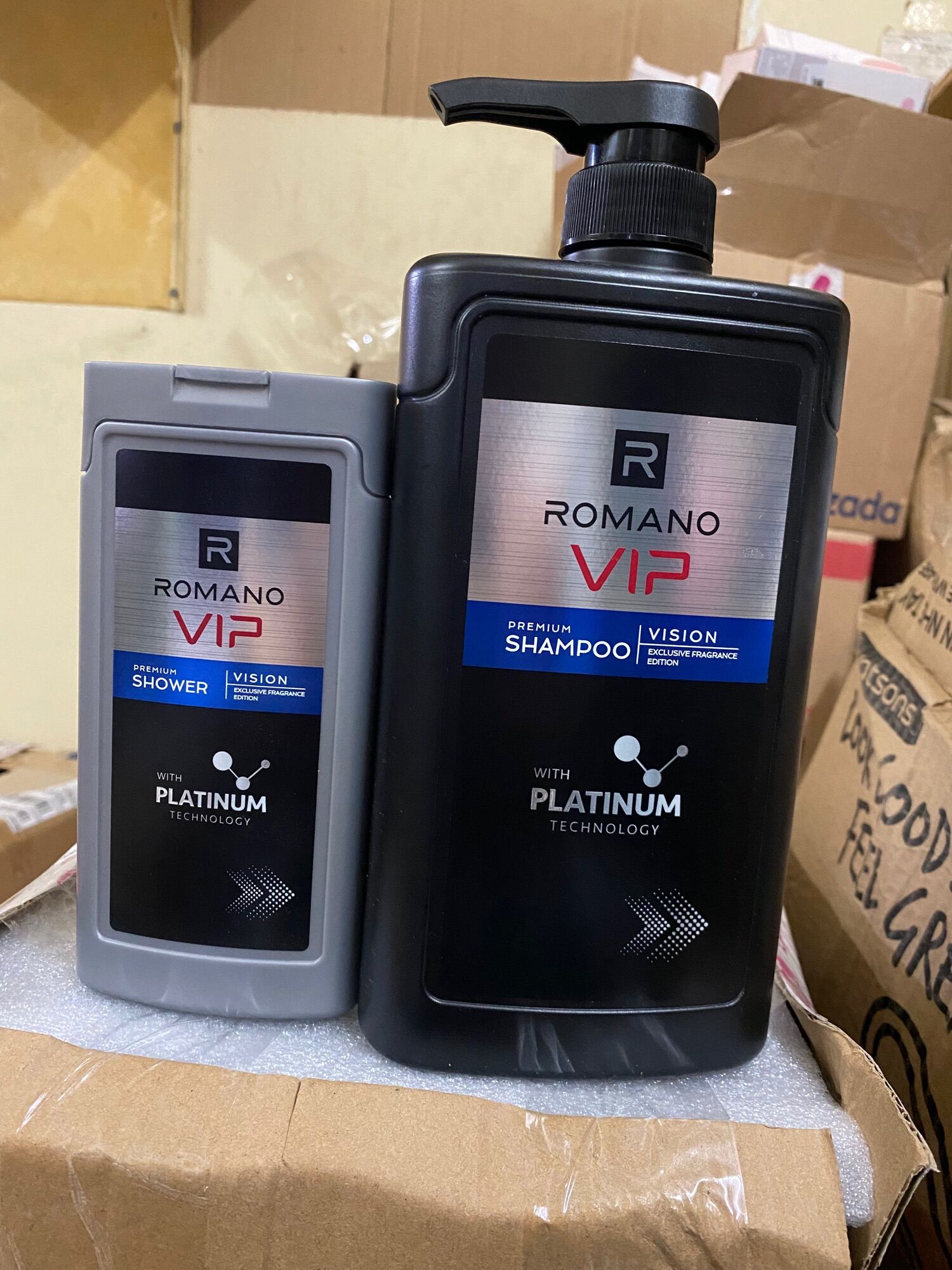 Dầu gội romano Vip 650g + tặng sữa tắm vip cao cấp 150g