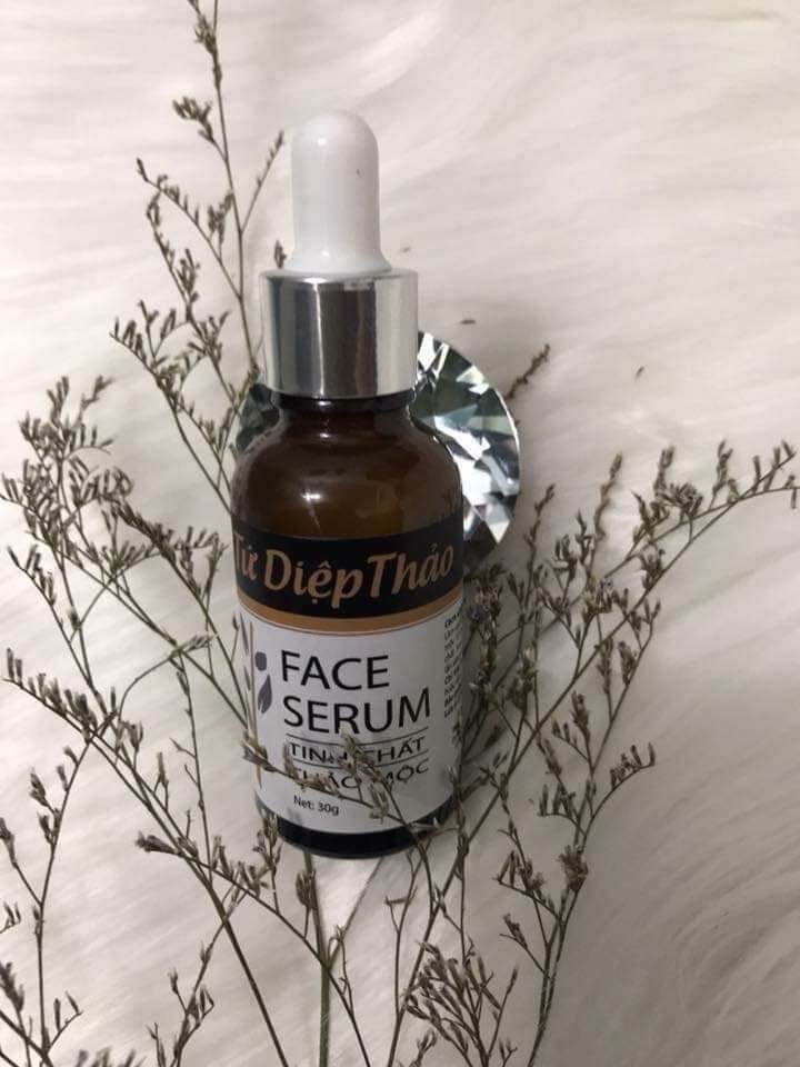 serum face tứ diệp thảo tinh chất thảo mộc