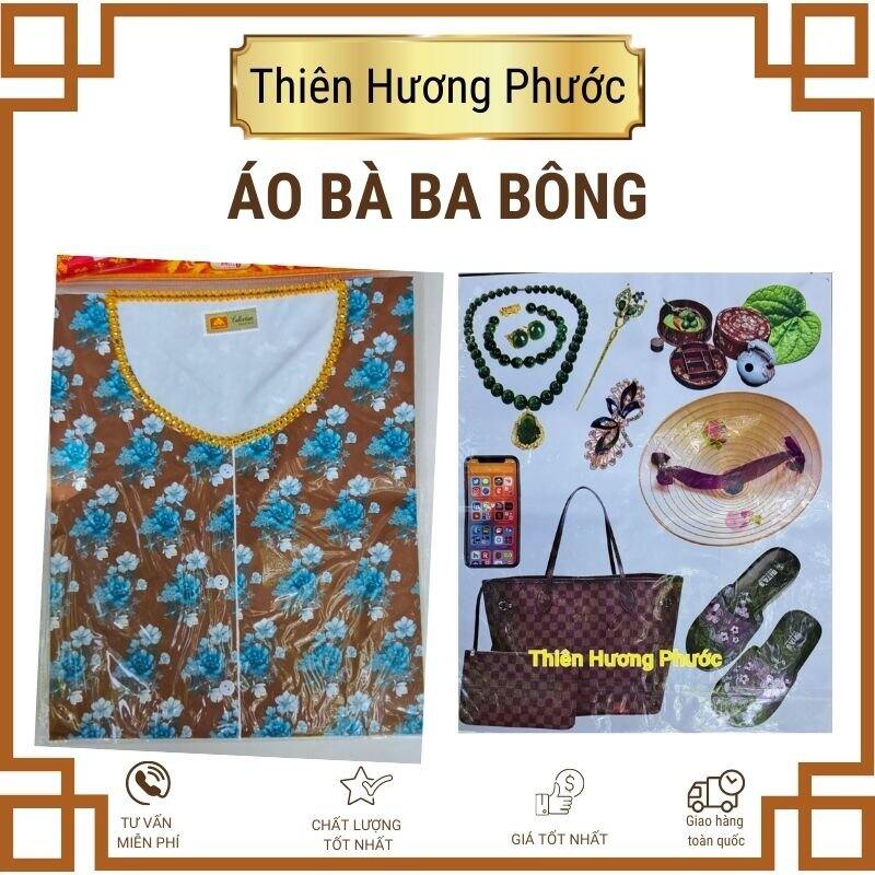 Quần áo bà ba bông cao cấp vàng mã