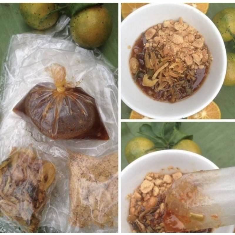 Bánh tráng chấm sốt me siêu ngon