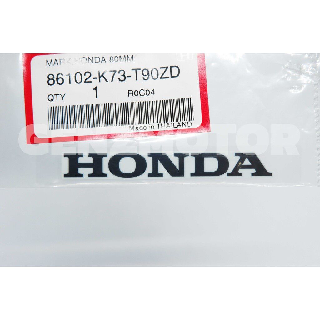 Tem chữ Honda dán bửng wave 125i thái lan - 1 tem