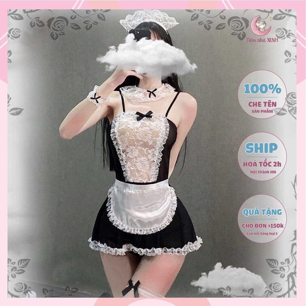 Trang phục cosplay cô hầu gái gợi cảm