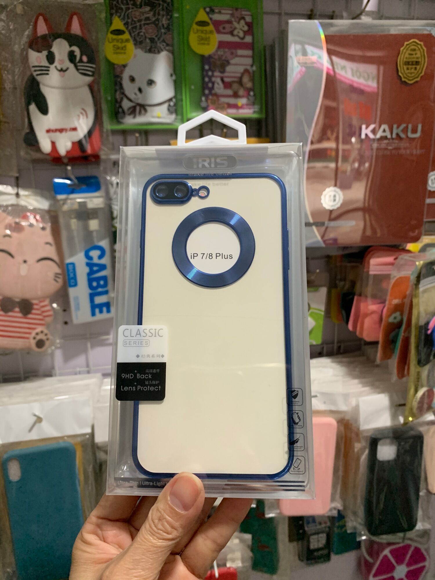 Ốp iphone 7plus , 8plus , 7 plus , 8 plus (5.5) hở táo , mạ mầu siêu đẹp hãng Iris xịn