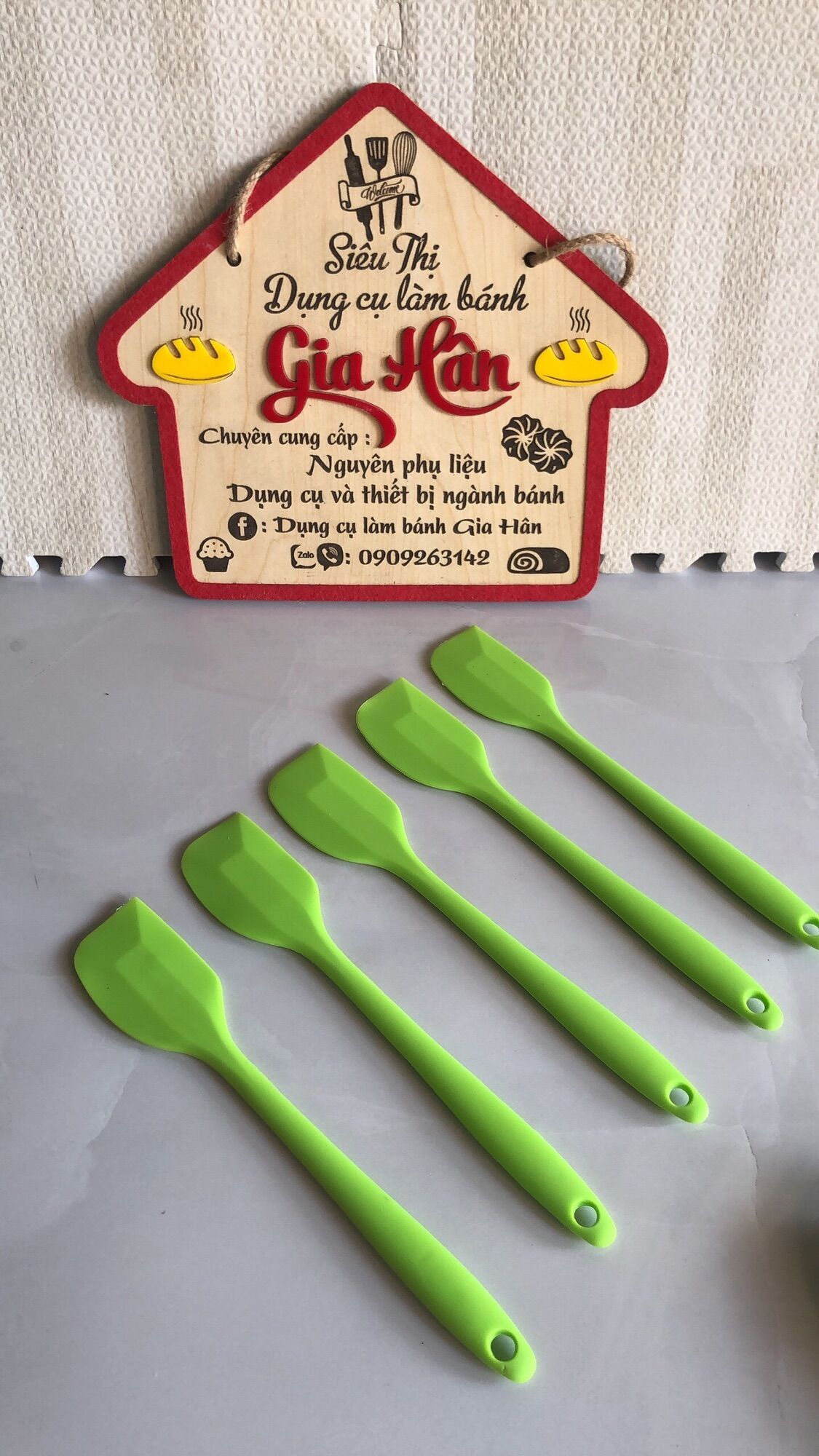 Phới đúc silicon 21cm
