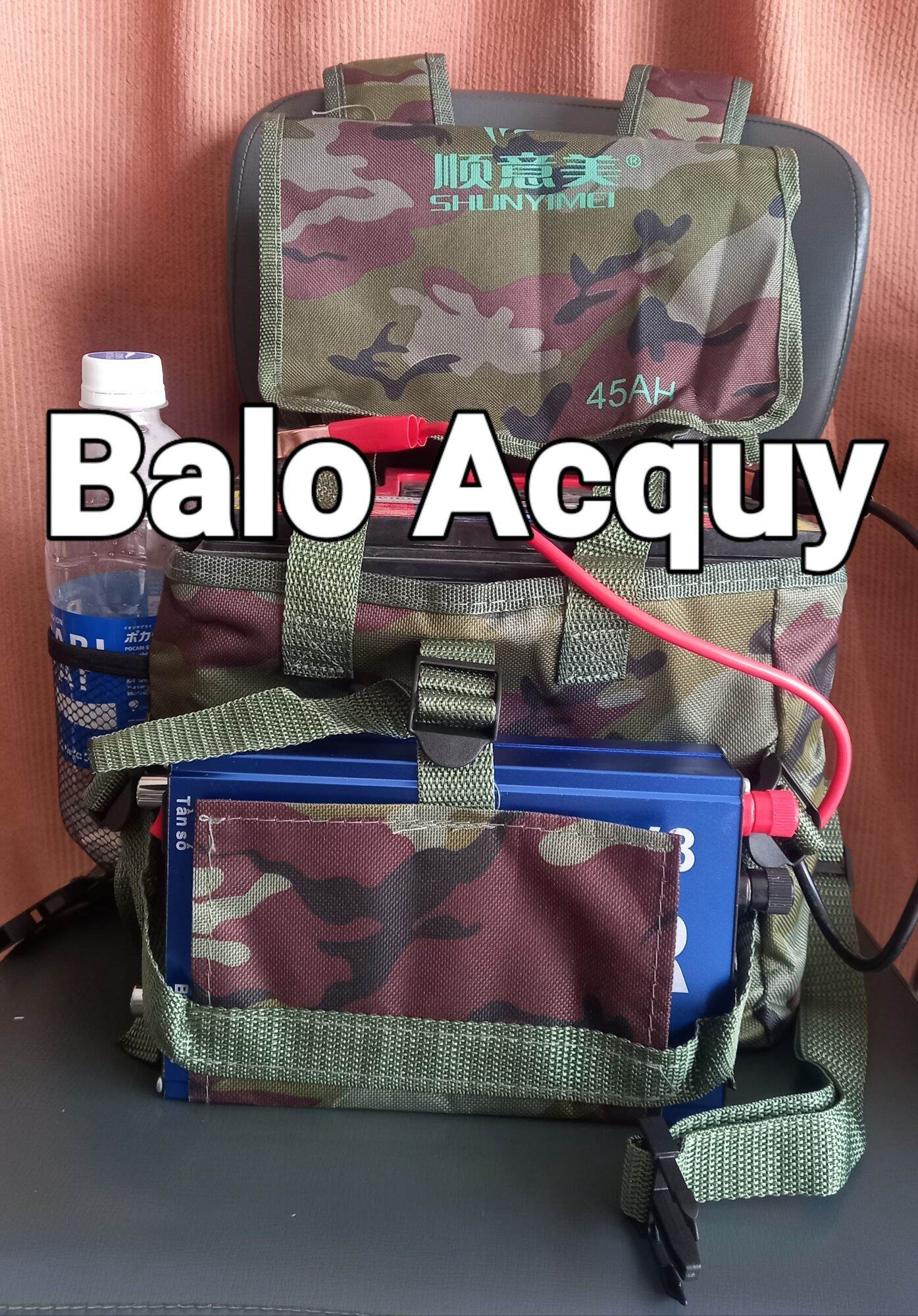 Balo đựng acquy nước và khô. balo đựng bình 10ah đến 45ah