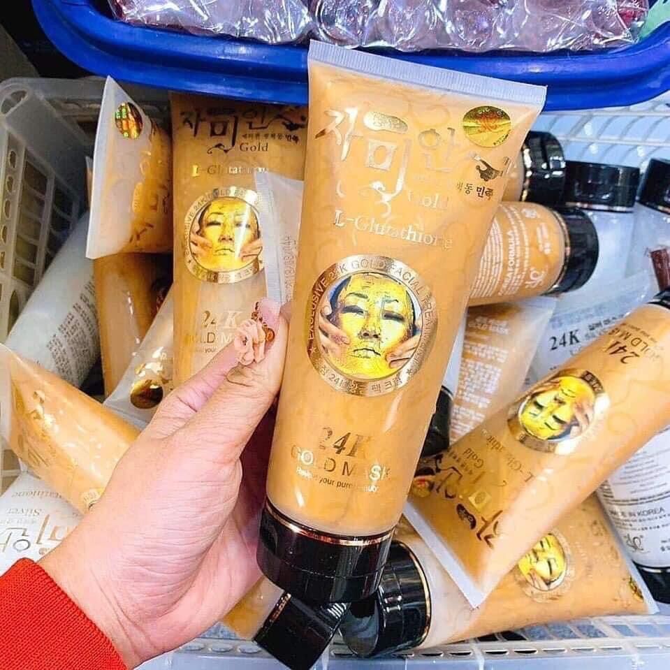 Mặt nạ vàng 24k gold mask