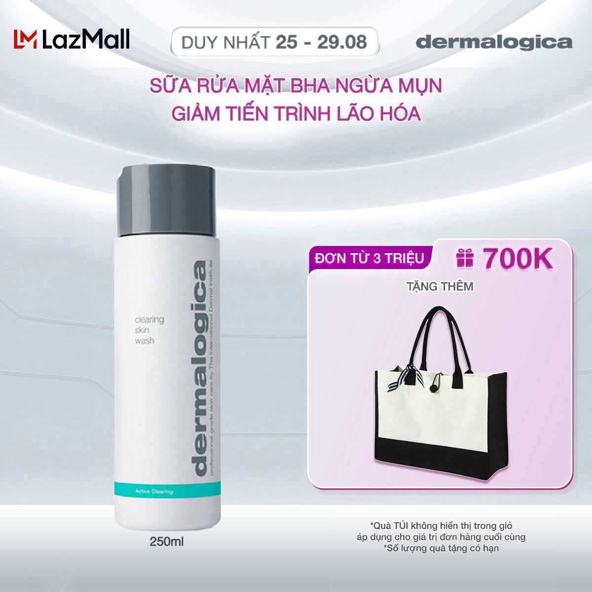 Sữa rửa mặt Dermalogica Clearing Skin Wash 250ml
