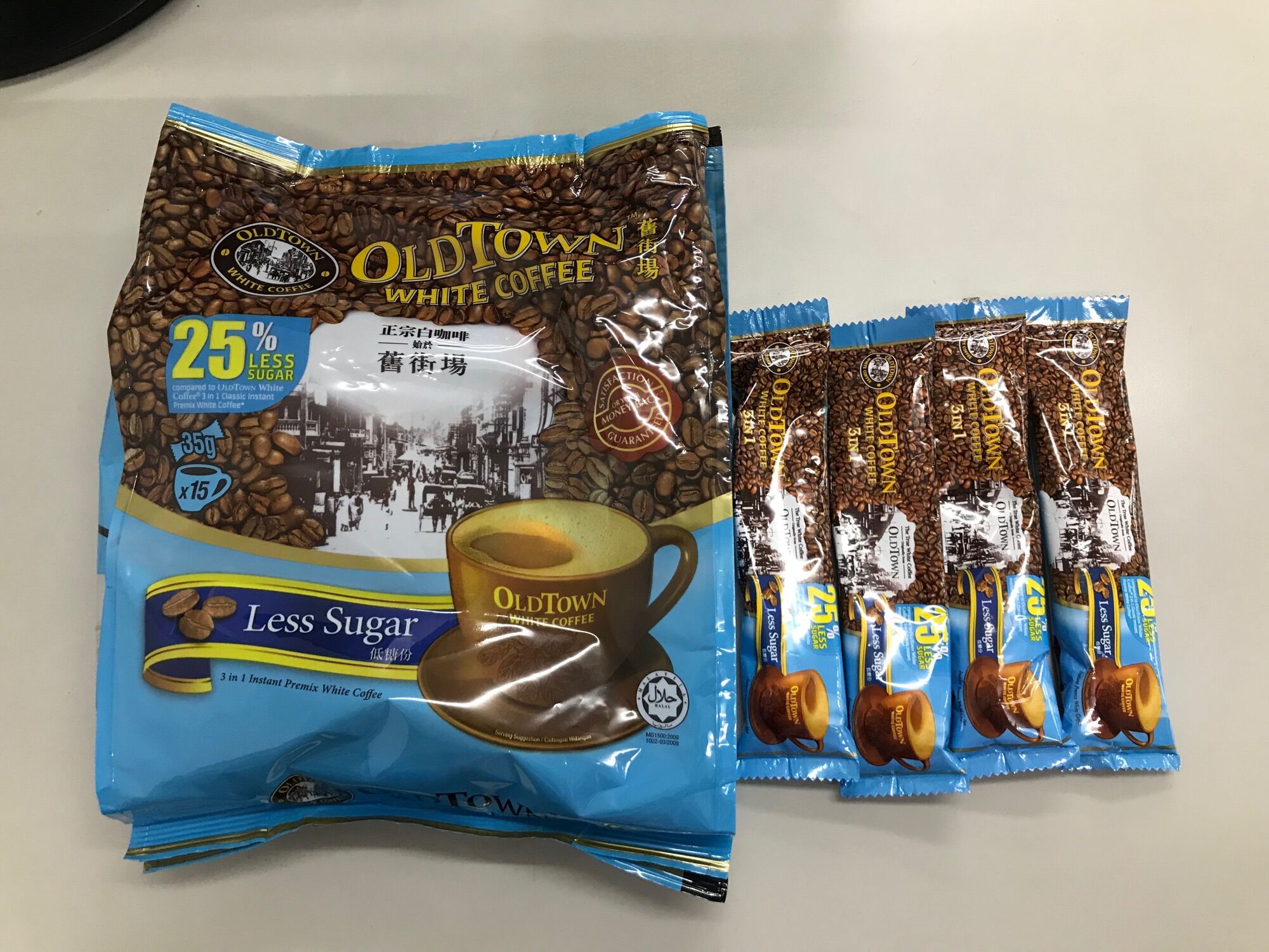Cà Phê Oldtown Less Sugar Malaysia