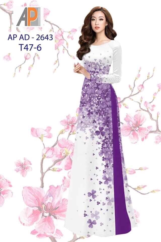 Vải áo dài cỏ ba lá
