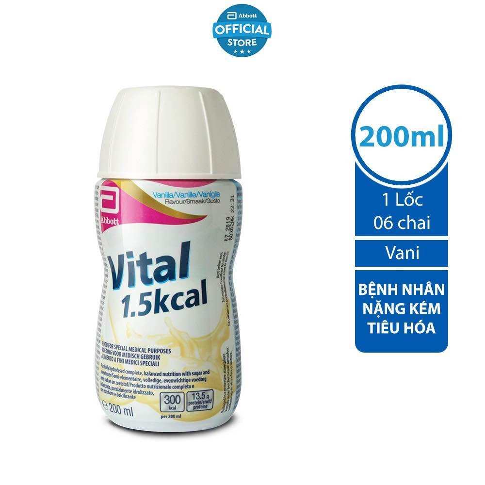Thùng 30 chai sữa ENSURE VITAL 1,5kcal- ĐẠM THUỶ PHÂN date 8/2024