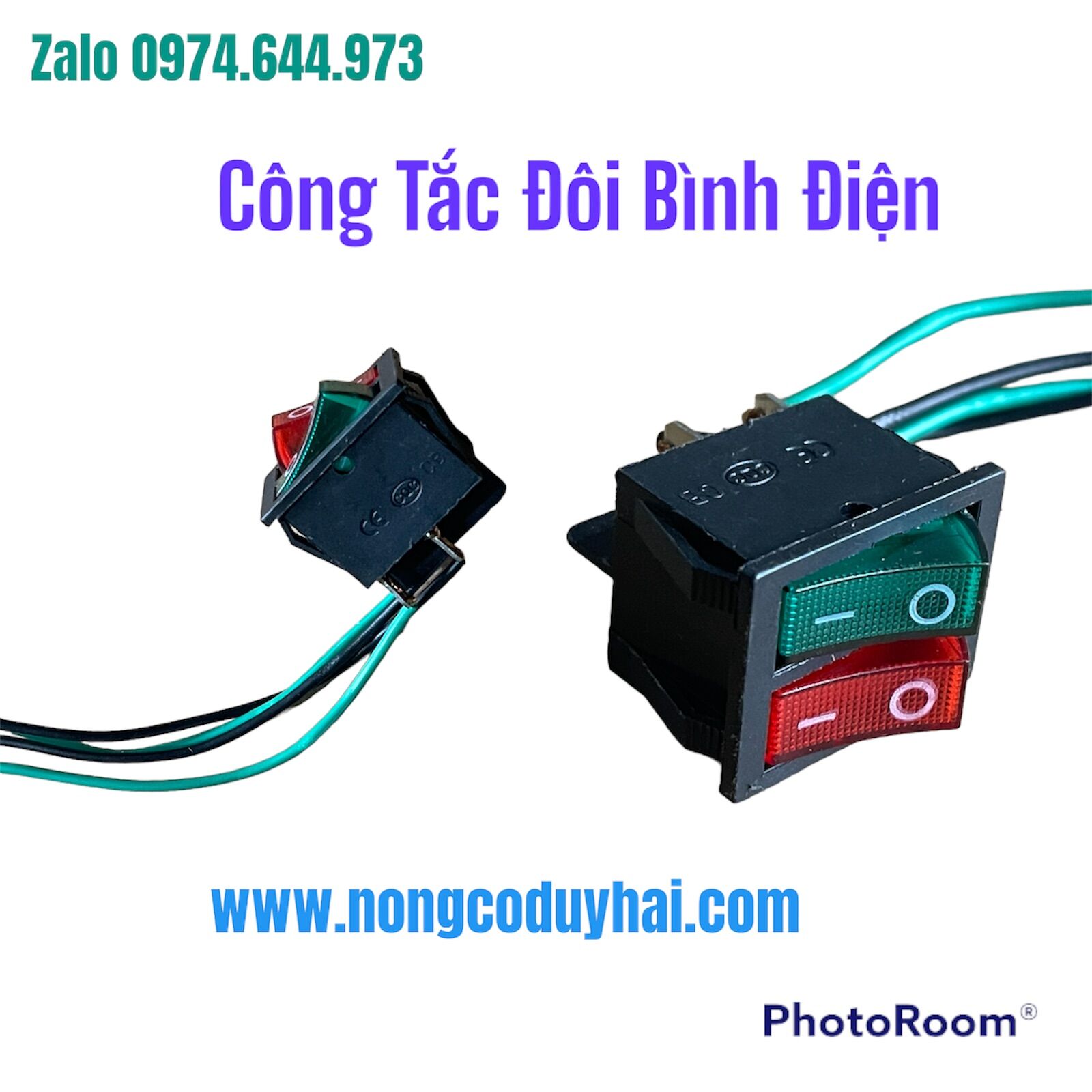 Công tắc bình xịt điện / công tắc đơn và đôi