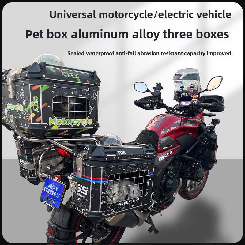BONINGYU | Large Capacity Pet Carrier Box for Motorcycle Giá 3,873,000 Đồng*Miễn phí vận chuyển
