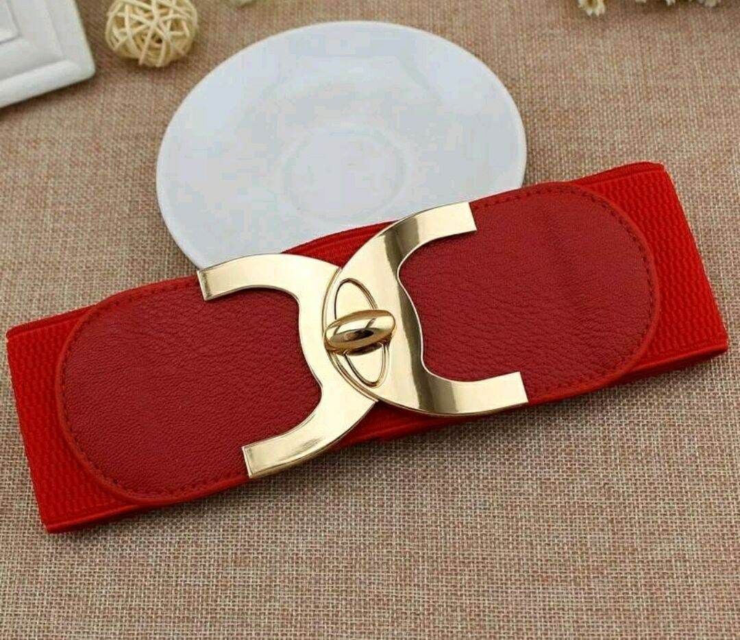 Thắt lưng nữ dây nịt đai váy nịt bụng bản to 6cm