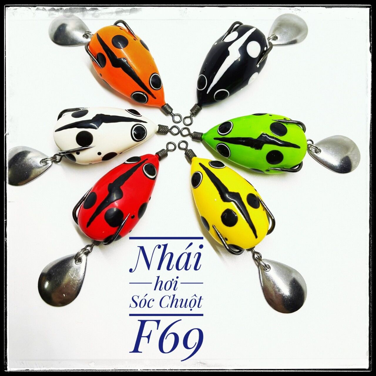 Nhái hơi sóc chuột F69 _ Mồi Giả Câu cá lóc_F69 Bắt Cá Lóc cực đỉnh_ Mồi câu lure