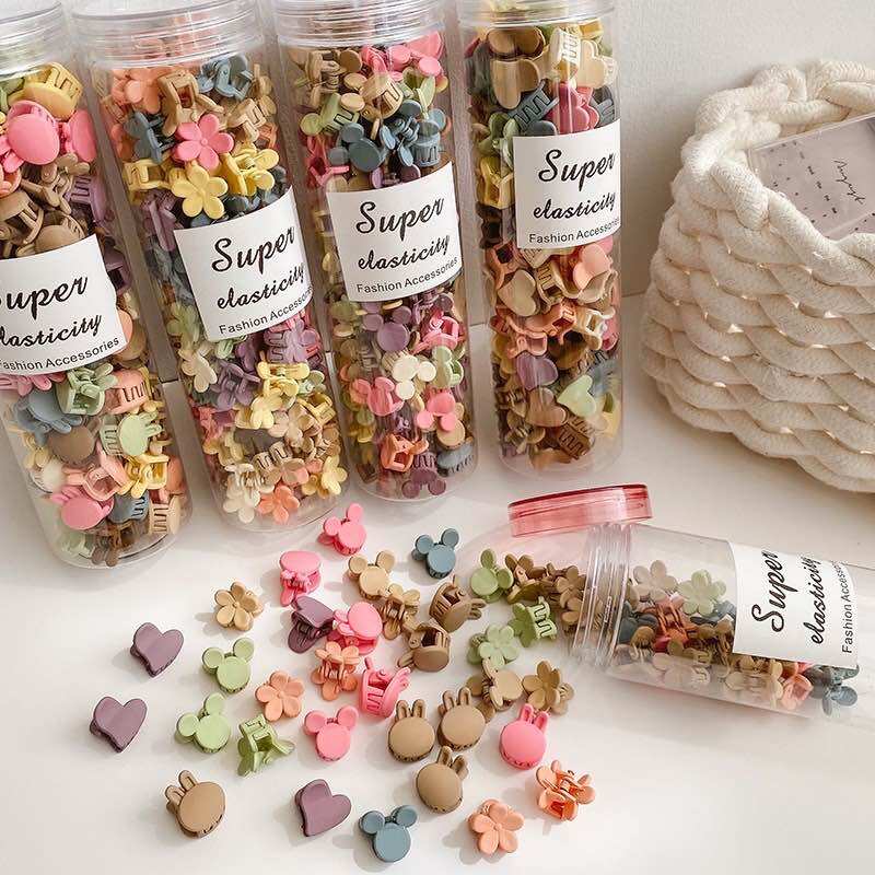 Set 50c kẹp tóc nhiều màu cho bé gái