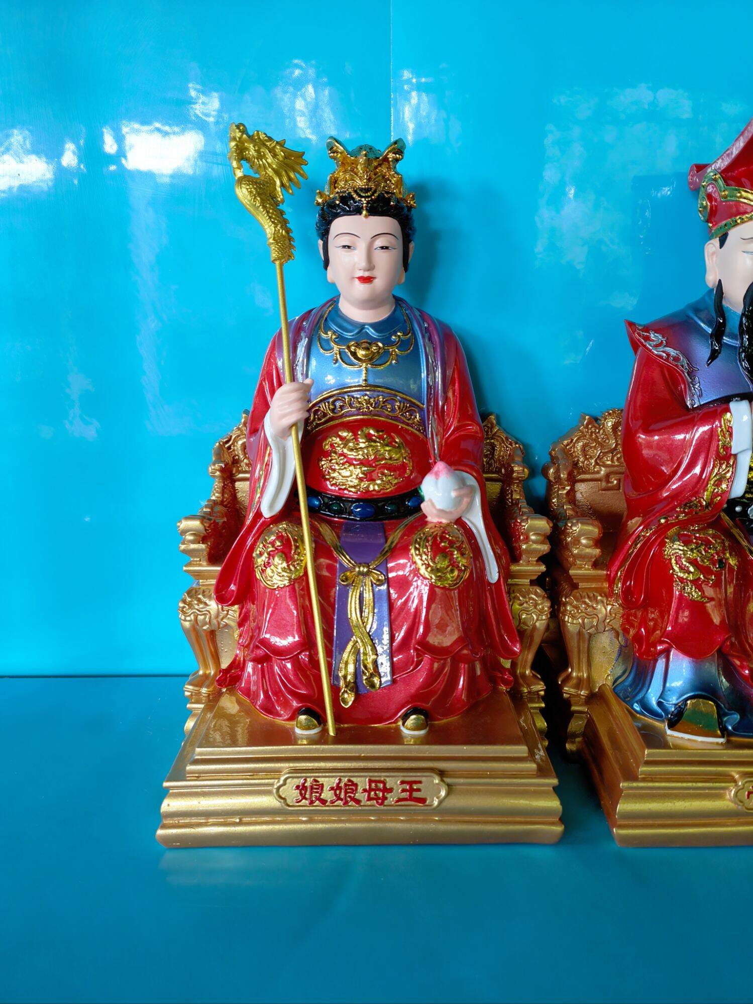 Tượng Ngọc Hoàng, Tây Vương Mẫu cao 30cm