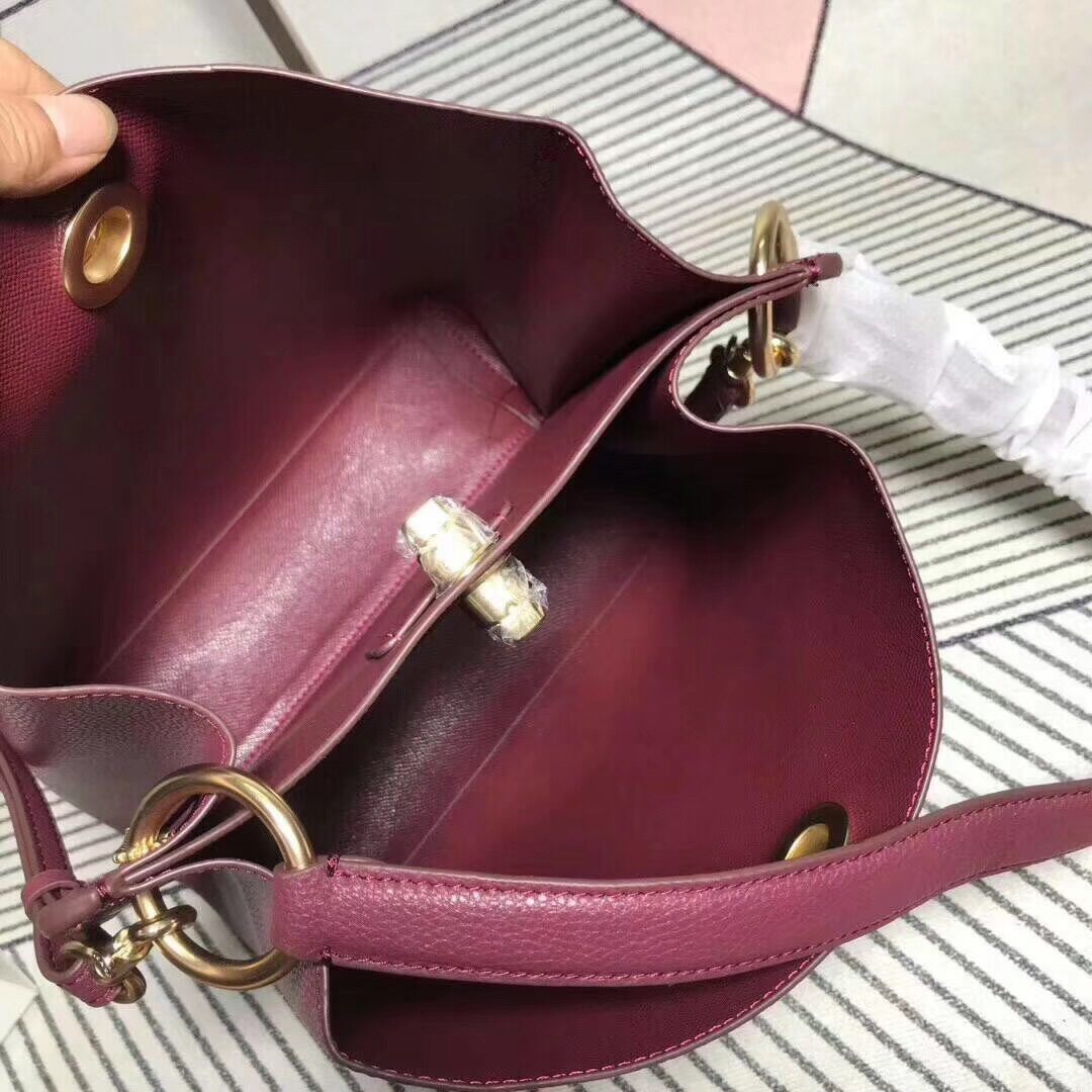 Túi Coach bucket da thật nguyên chiếc