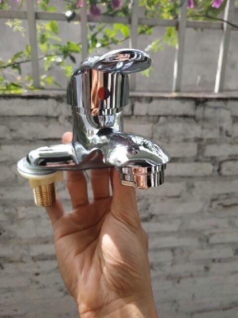 VÒI LAVABO ChẬU RỬA NÓNG LẠNH 2 CHÂN