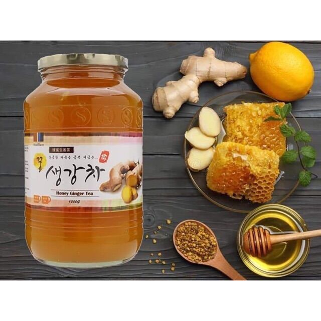 [HCM][HSD: 17/03/2022] Combo 2 Hũ Trà Gừng Mật Ong Hàn Quốc Honey Ginger Tea 1Kg x 2 hũ☘️