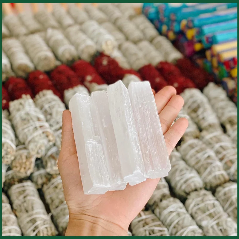 ĐÁ THANH TẨY SELENITE TỰ NHIÊN