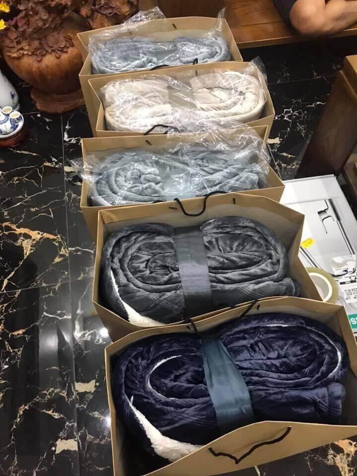 [Freeship Max] Chăn lông MONTE & JARDIN cao cấp size Queen  ﻿  ﻿