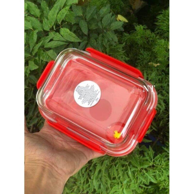 set 9 thố thuy tinh 620ml nắp xanh