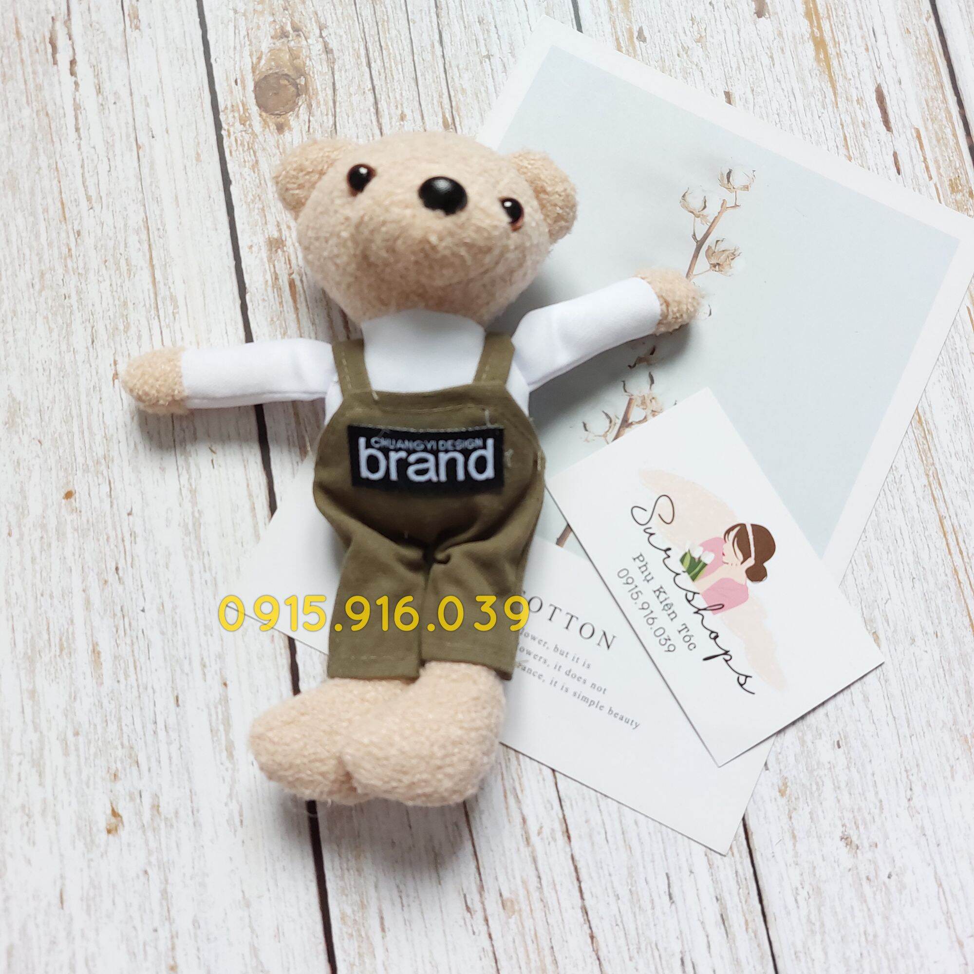 Móc Khóa Gấu Nhồi Bông