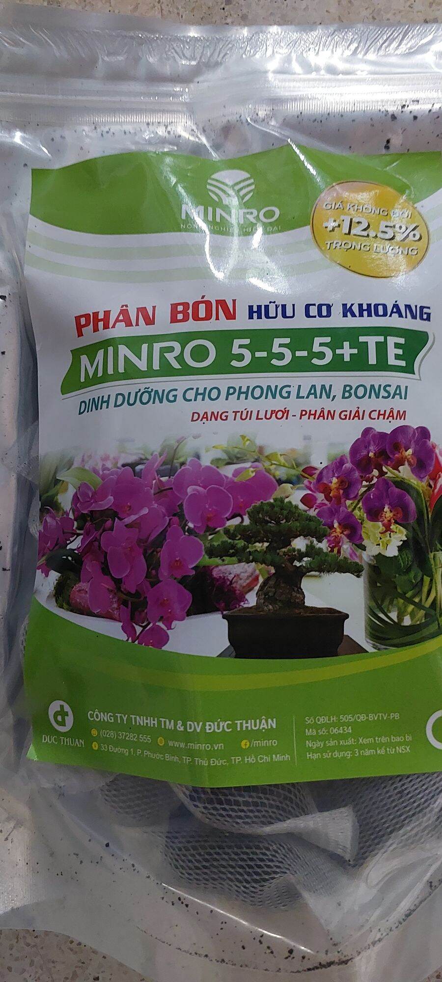 Phân bón chuyên hoa lan dạng túi lọc, 1goi lớn có 36 túi lọc
