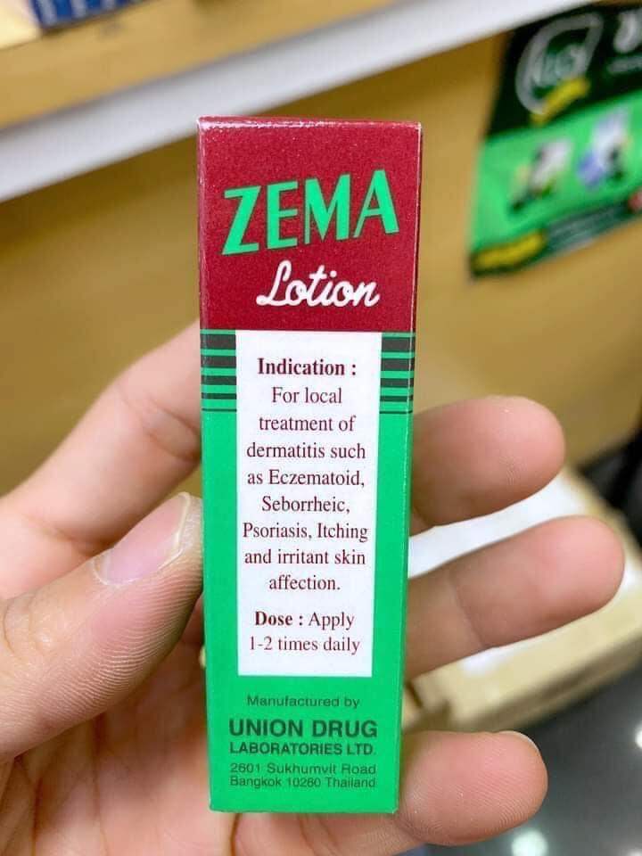 Chai bôi ngoài da Zema lotion thái lan