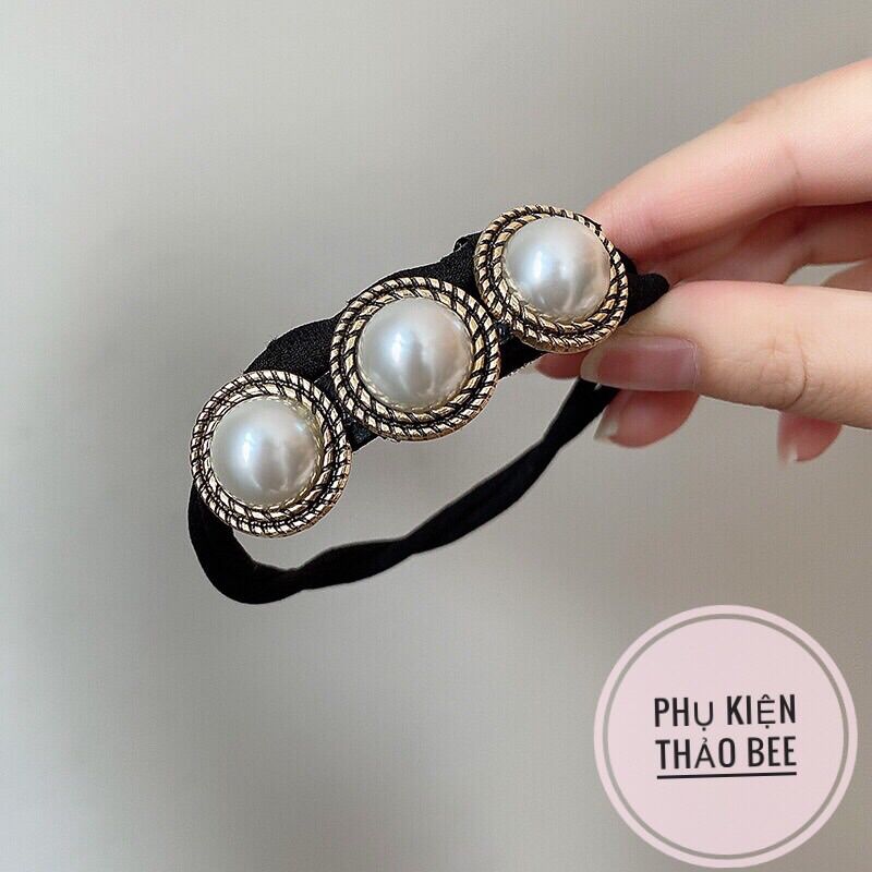 Đồ cột tóc dụng cụ búi tóc quấn dẻo phong cách Hàn Quốc