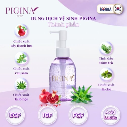 Dung dịch vệ sinh phụ nữ Pigina 150ml