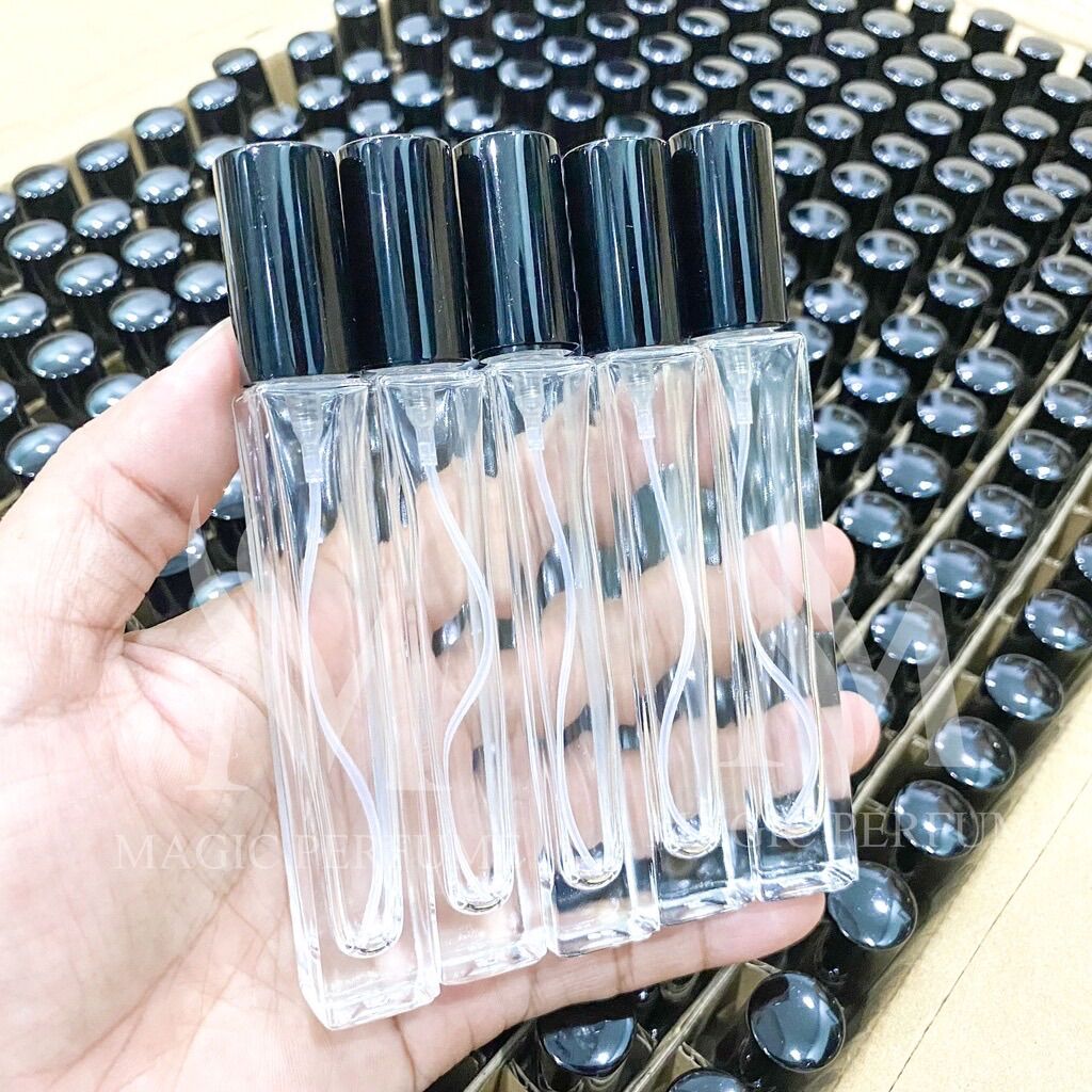 Combo 10 chai chiết nước hoa vuông 10ml