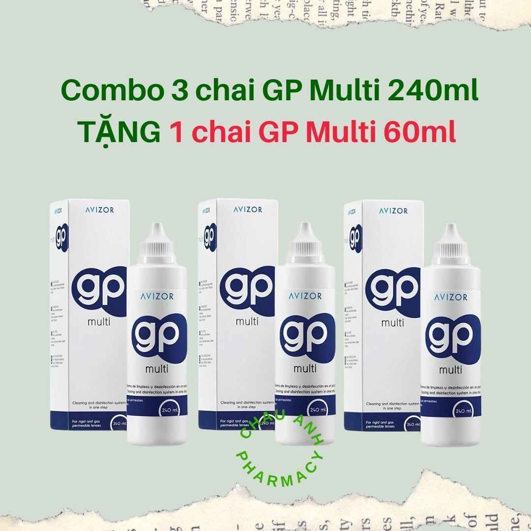 Combo 3 chai gp multi 240ml