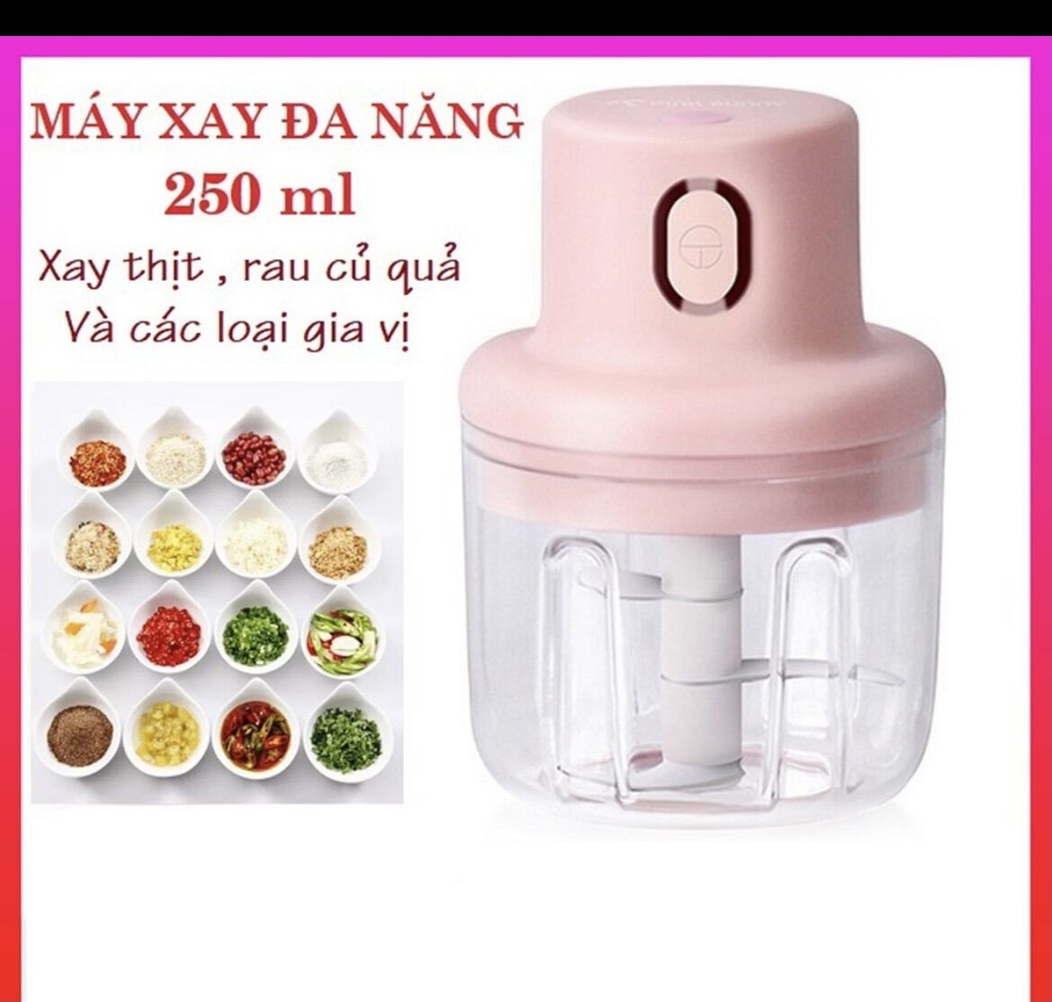 Máy Xay Tỏi Ớt Đa Năng