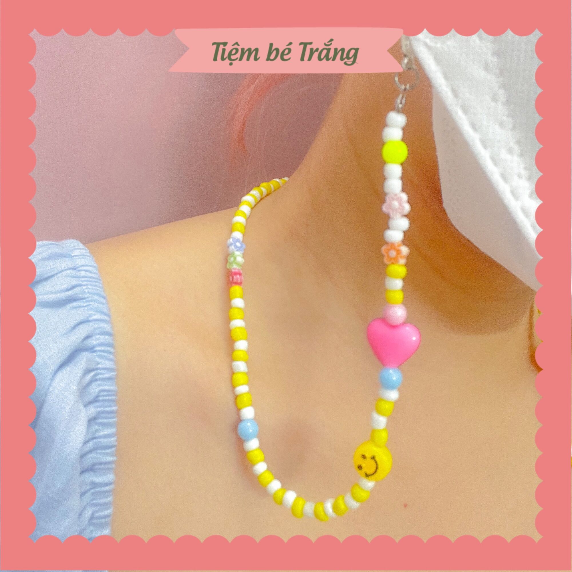 Dây Đeo Khẩu Trang Hạt Cườm - Joy