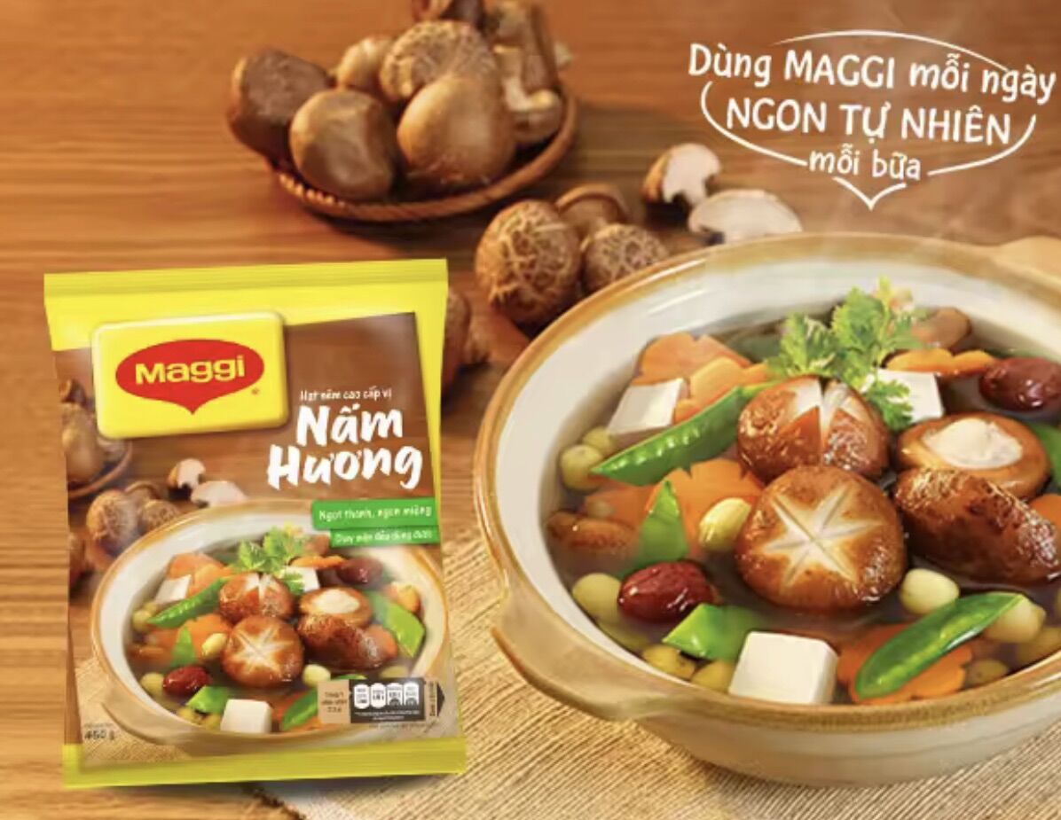 Hạt nêm chay Maggi nấm hương gói 450g