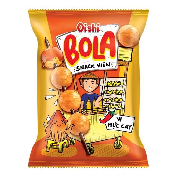 Combo 10 gói snack oishi 32gr
