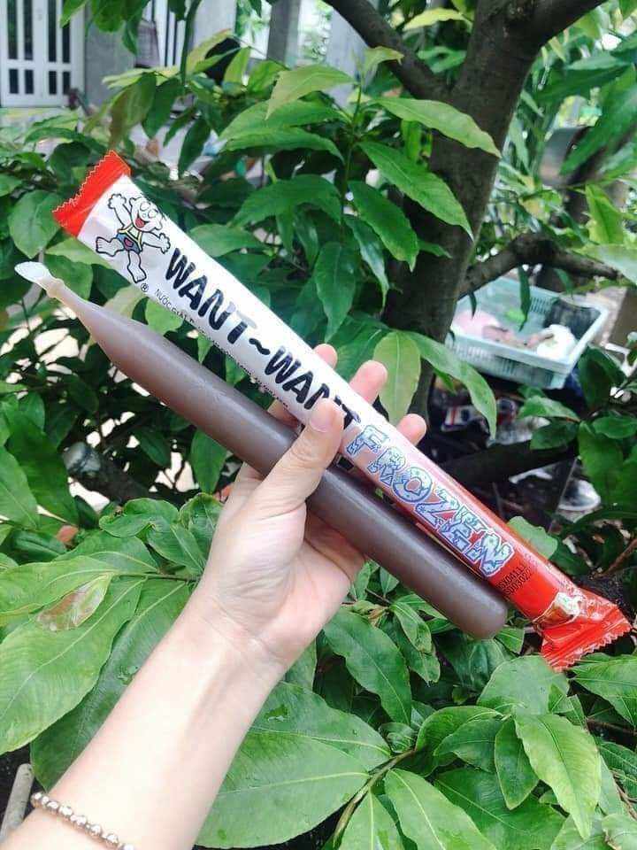 Bòn Bon kem đá tuổi thơ want want thơm ngon ai ăn cũng thích