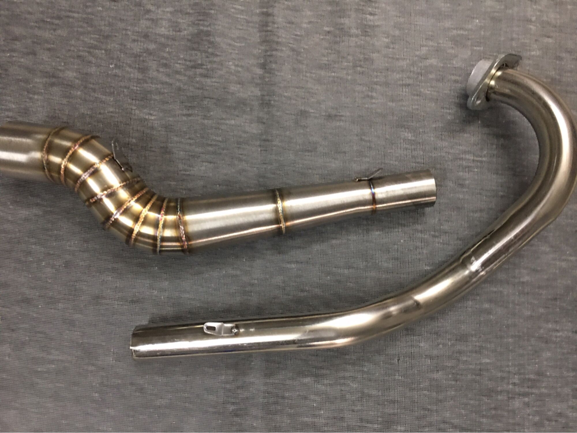 Cổ Pô 2 khúc from STB gắn pô Lon Dành cho Exciter 150